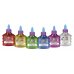 Carioca Glitter Glue Pack de 12 Botellas de 88ml - Tapa con Dispensador - Decoracion con Efecto Glitter - Aplicacion Directa - Secado en 30 Minutos - sin Disolventes - Color Varios