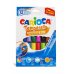 Carioca Temperello Pack de 12 Temperas Solidas - Colores Brillantes y Lavables - Gran Cobertura - Faciles de Mezclar - sin Disolventes - Acabado Satinado - Color Varios