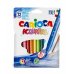 Carioca Acquarell Pack de 12 Rotuladores Acuarelables - Punta Pincel Bloqueada - Tinta Lavable - Colores Difuminables con Agua y Pincel - Recomendado para Papel de Dibujo - Color Varios