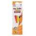 Carioca Pack de 6 Lapices Triangulares Maxi Neon - Colores Fluorescentes - Escritura Blanda - Aptos para Subrayar y Resaltar - Facil Agarre y Sacar Punta - Mina de Ø 5mm - Color Varios