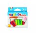 Carioca Minilight Pack de 4 Subrayadores - Punta Biselada de 5mm - Brillantes y Lavables - Tinta a Base de Agua - Color Varios