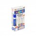 Carioca Rotulador para Pizarra Blanca Clip - Tapa con Clip - Se Borra Facilmente - Se Seca Rapidamente - Punta de Ø 4.5mm - Color Azul (12 uds)
