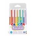 Carioca Pack de 6 Subrayadores Pastel - Tinta a Base de Agua - Punta Biselada - Tinta Lavable - Color Varios
