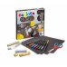 Carioca Metallic Pop Up Creator Juego para Realizar Super Cartulinas 3D - 8 Rotuladores Metalicos Punta Fina - 2 Temperello Oro y Plata - 2 Glitter Glue Oro y Plata - 1 Tijeras - 4 Cartulinas Negras - Color Varios