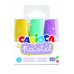 Carioca Minilight Pack de 3 Subrayadores Pastel - Tinta a Base de Agua y Lavable - Punta Biselada - Color Varios