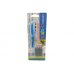 Carioca Primary Pack de 1 Boligrafo Recargable + 4 Cartuchos - Punta Roller de Acero Inoxidable - Dosificador de Flujo Constante - Color Azul