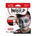 Carioca Mask Up Creepy Pack de 3 Colores para la Piel - Colores Brillantes - Lavables - Base Agua - Incluye Dos Tutoriales Paso a Paso - Colores Blanco, Rojo y Negro