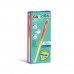 Carioca Oops Easy Pack de 12 Boligrafos Borrables - Tinta Termo Sensible - Cuerpo con Efecto Degradado - Punta de Ø 0.7mm - Doble Goma - Color Varios