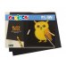 Carioca Black Pack con 20 Hojas A4 de Color Negro - Papel de 150gr - Recomendado para Tizas, Ceras, Rotuladores Brillantes etc...