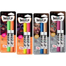 Pack Carioca Mask Up Metallic 2 Unidades - Colores para la Piel en Stick Metalicos - Colores Brillantes - Lavables - Base Agua - Se Pueden Mezclar - Color Varios