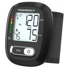 Thomson Cardio W10 Tensiometro de MuÃ±eca - Deteccion Arritmia - Funcion Voz - Memoria 150 Lecturas - 2 Usuarios - Color Negro