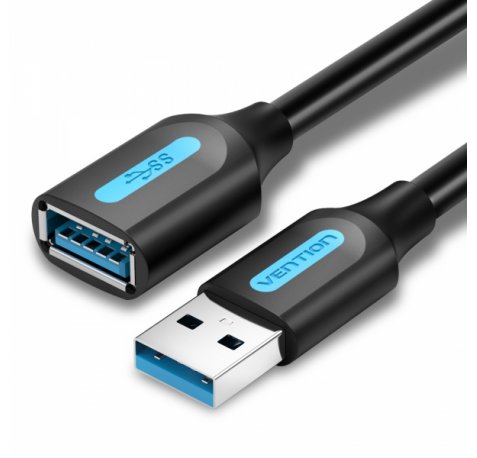 Vention Cable Extension USB 3.0 A Macho a A Hembra - 1m - Color Negro