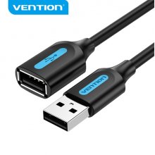 Vention CableTech USB 2.0 Extensor - Conector a Macho a a Hembra - 50 cm - Alta Compatibilidad - Color Negro