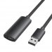 Vention Cable Extension USB 2.0 - Longitud 20m - USB-A Macho - USB-A Hembra - Velocidad hasta 480Mbps - Color Negro