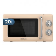 Cecotec Proclean 3010 Retro Beige Microondas - 700W - Capacidad 20L - 6 Niveles - Estilo Vintage - Avisador Acustico - Color Beige Cecotec Proclean 3010 Retro Beige Microondas - 700W - Capacidad 20L - 6 Niveles - Estilo Vintage - Avisador Acustico - Color Beige
