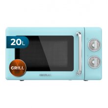 Cecotec Proclean 3110 Retro Blue Microondas con Grill - 700W - Capacidad 20L - 6 Niveles - Estilo Vintage - Avisador Acustico - Color Azul Claro Cecotec Proclean 3110 Retro Blue Microondas con Grill - 700W - Capacidad 20L - 6 Niveles - Estilo Vintage - Avisador Acustico - Color Azul Claro