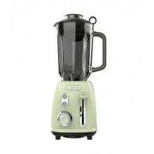 Cecotec Power Black Titanium RetroGreen Batidora de Vaso - 1200W - Jarra de 1.5L - Funcion Pulse - 4 Hojas Recubiertas de Titanio - Velocidad Ajustable - Color Menta