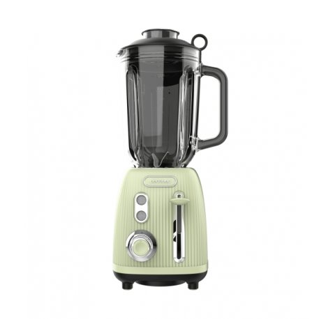 Cecotec Power Black Titanium RetroGreen Batidora de Vaso - 1200W - Jarra de 1.5L - Funcion Pulse - 4 Hojas Recubiertas de Titanio - Velocidad Ajustable - Color Menta