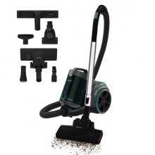 Cecotec Conga Rockstar Multicyclonic XL PowerStyle Aspiradora de Trineo con Cable - 900W - 20KPa de Succion - Deposito 3.3L - Doble Filtro HEPA - Accesorios Multifuncion - Ideal Mascotas - Color Negro