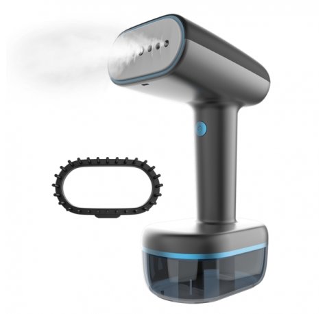 Cecotec IronHero 1800 Force Plancha Vertical - 1800W - Vapor Continuo de 35g/min - Suela Ceramica Ultradeslizante - Luz Indicadora - Sistema Antigoteo - Autoapagado - Color Gris Oscuro