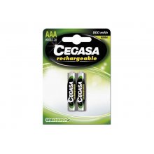 Cegasa HR03 Pila Recargable - Mas de Mil Cargas - Tecnologia Rtu - Mantiene 85% de Energia Tras un Año - Ideal para Dispositivos de Alta Intensidad - Compatible con Cargadores Cegasa. - Color Varios