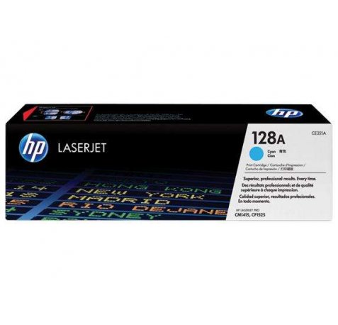 HP CE321A Cyan Cartucho de Toner Original - 128A