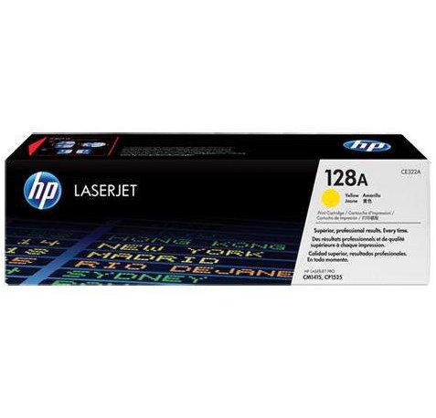 HP CE322A Amarillo Cartucho de Toner Original - 128A
