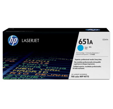 HP CE341A cyan | Toner original -