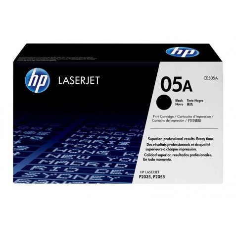HP CE505A Negro Cartucho de Toner Original - 05A