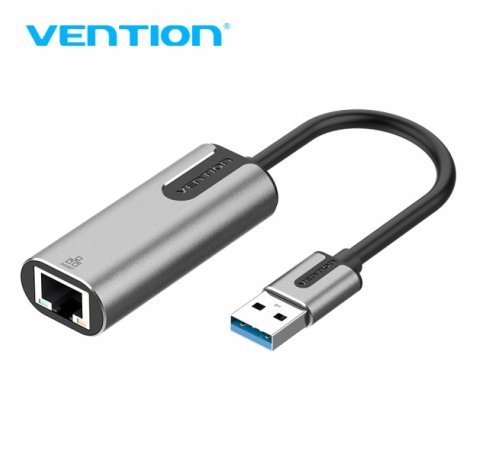 Vention Adaptador USB 3.0 a RJ45 1000Mbps - 0.15m - Color Gris