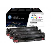HP CF411X / CF412X / CF413X Pack de 3 Cartuchos de Toner Originales - 410X
