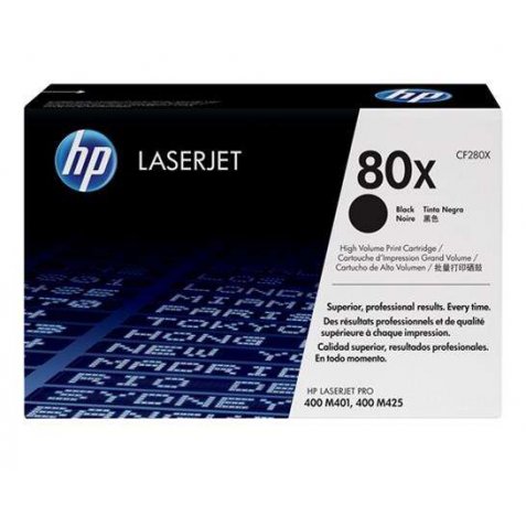 HP CF280X Negro Cartucho de Toner Original - 80X