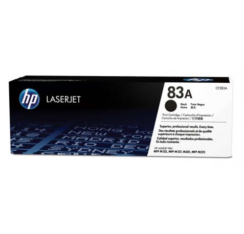 HP CF283A Negro Cartucho de Toner Original - 83A