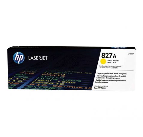 HP CF302A Amarillo Cartucho de Toner Original - 827A