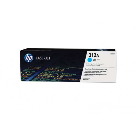 HP CF381A Cyan Cartucho de Toner Original - 312A