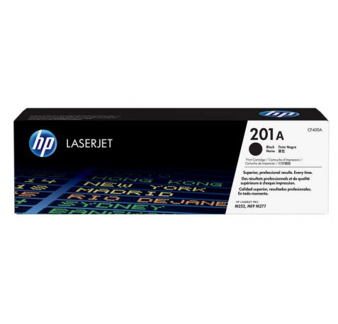 HP CF400A Negro Cartucho de Toner Original - 201A