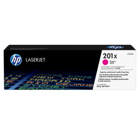 HP CF403X Magenta Cartucho de Toner Original - 201X