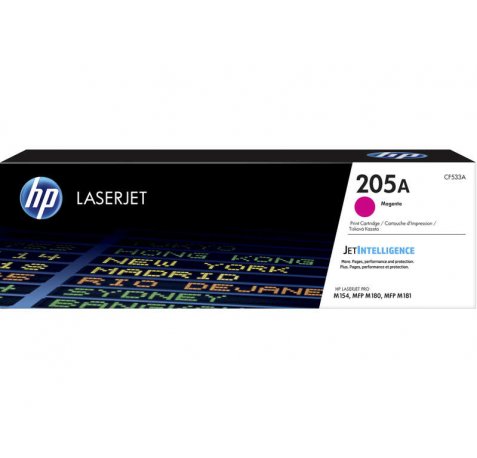 HP CF533A Magenta Cartucho de Toner Original - 205A