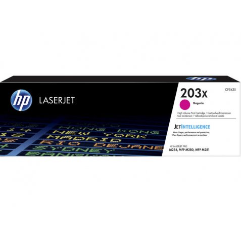 HP CF543X Magenta Cartucho de Toner Original - 203X