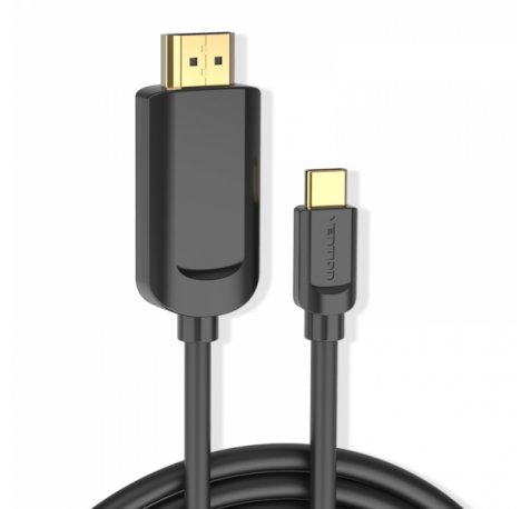 Vention Cable Conversor USB-C Macho a HDMI Macho 1.4 4K - 1m - Color Negro