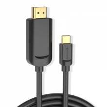 Vention Cable Conversor USB-C Macho a HDMI Macho 4K 1.4 - 1.5m - Color Negro