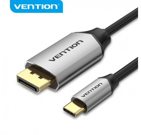 Vention Adaptador USB-C a DisplayPort - Conexion Estable y Rapida - Color Negro