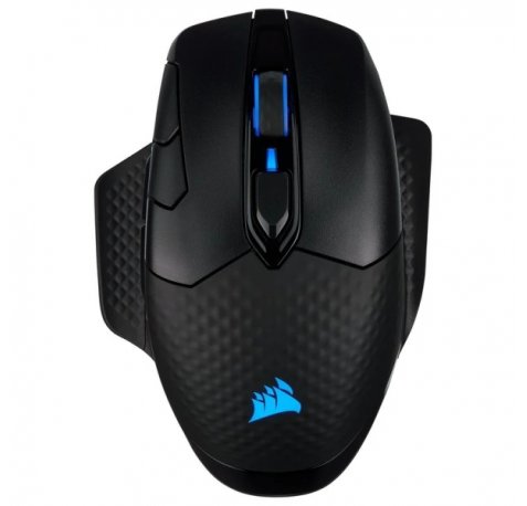 Corsair Dark Core RGB Pro SE Raton Gaming Inalambrico USB 18000DPI - 8 Botones Programables - Conmutadores Omron - Conexion Inalambrica o USB - Hasta 36 Horas de Autonomia - Color Negro