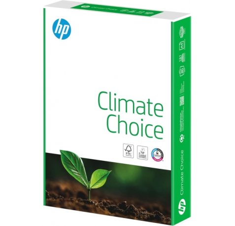 HP Climate Papel A4 80gr 210x297mm (500 Hojas) Blanco - Certificacion ClimatePartner - Envoltorio de Papel Reciclable (5 uds)