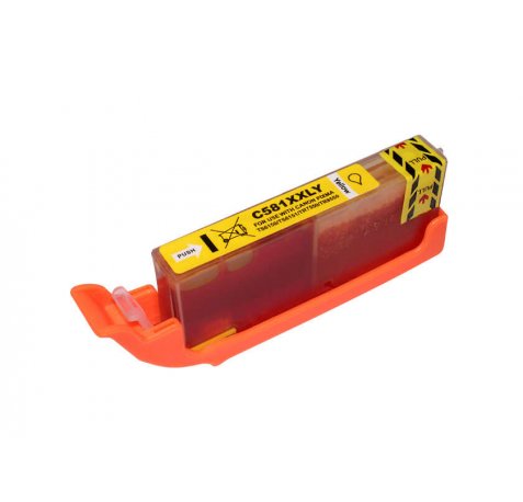 Compatible Canon CLI581XXL / CLI-581 Amarillo Cartucho de Tinta 1997C001 / 2105C001 / 2051C001