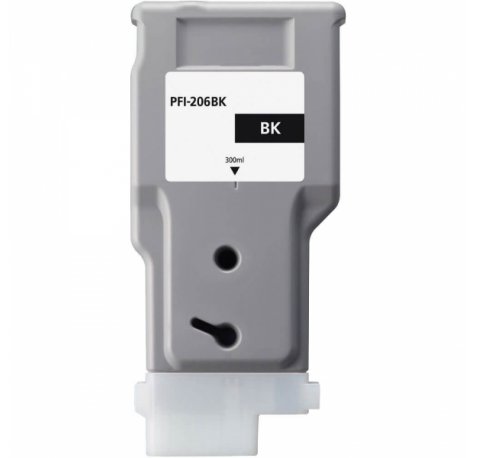 Compatible Canon PFI206 Negro Cartucho de Tinta Pigmentada PFI-206Y / 5306B001 para Canon imagePROGRAF IPF 6400, IPF 6450