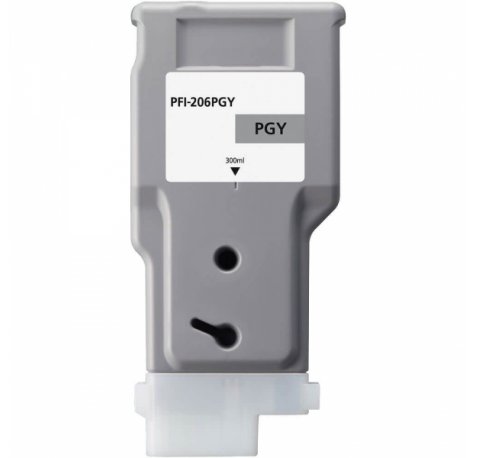 Compatible Canon PFI206 Gris Photo Cartucho de Tinta Pigmentada PFI-206PM / 5308B001 para Canon imagePROGRAF IPF 6400, IPF 6450