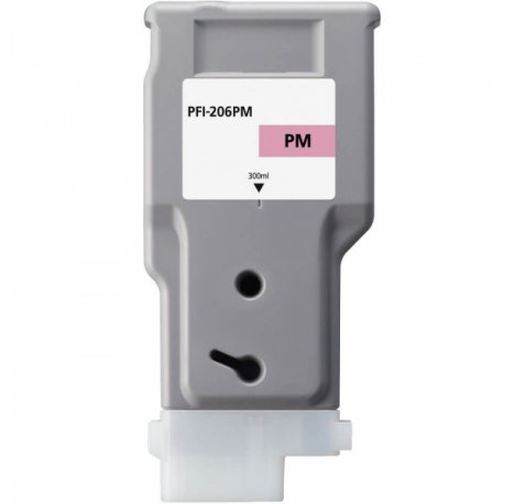 Compatible Canon PFI206 Magenta Photo Cartucho de Tinta Pigmentada PFI-206PM / 5308B001 para Canon imagePROGRAF IPF 6400, IPF 6450