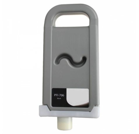 Compatible Canon PFI706 Negro Tinta Pigmentada 6681B001 / PFI-706BK