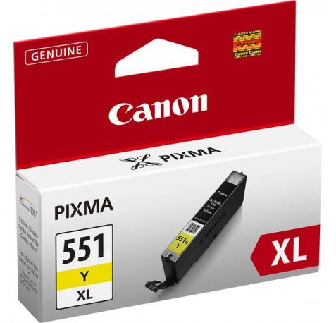 Canon CLI551XL Amarillo Cartucho de Tinta Original - 6446B001